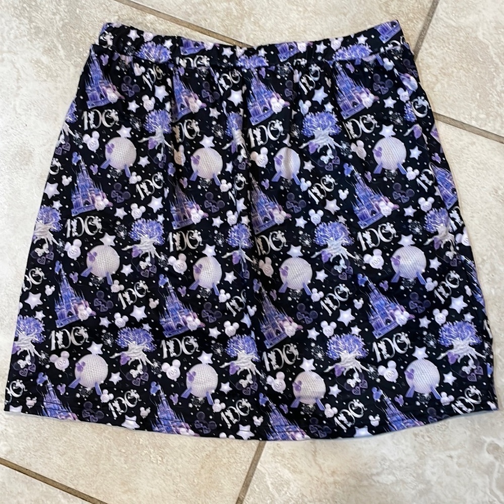 NEW! Disney 100 Years Of Wonder Anniversary Knit Athletic Skort L